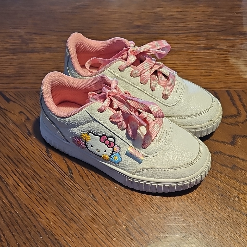 Hello Kitty Kids Sneakers - White and Pink